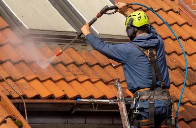 Démoussage et hydrofuge de toiture à Jubainville